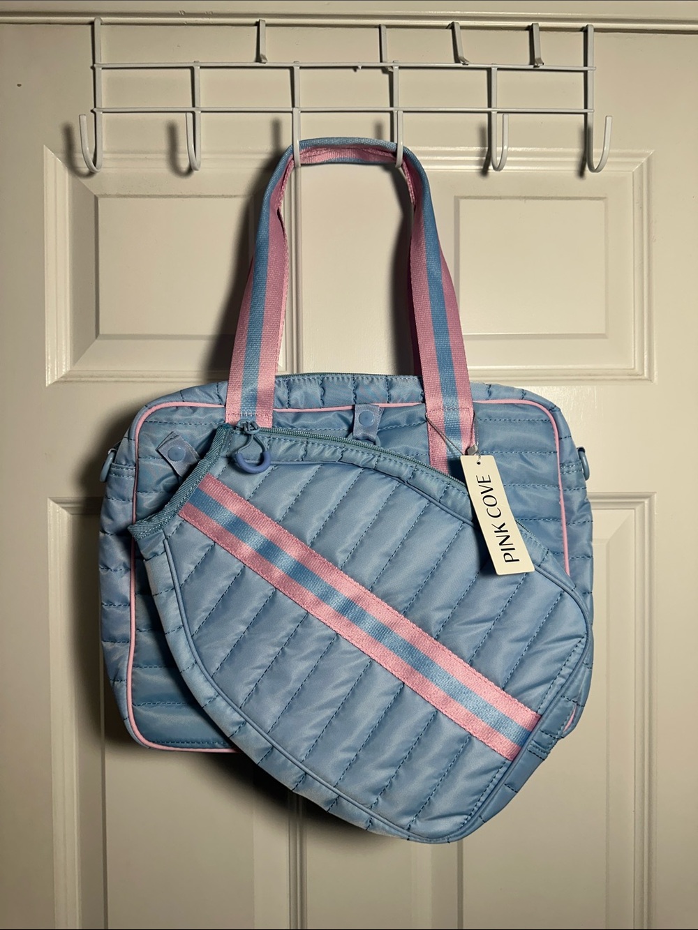 NWTS Pink Cove Puffer Piper Pickleball Bag